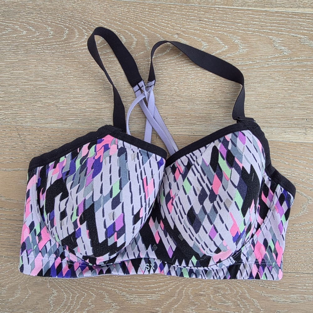 Victoria's Secret Colorful Geometric Women's Sports Bra